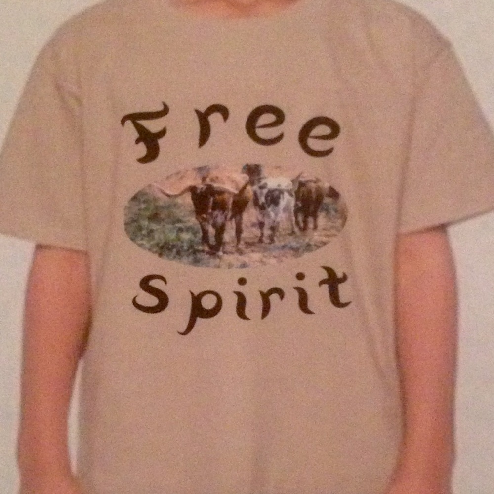 Free Spirit T shirts. Adult, youth and toddler.